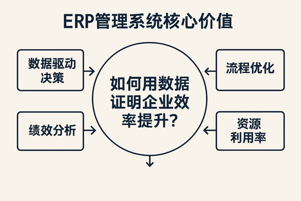 ERP 管理系统核心价值：如何用数据证明企业效率提升？